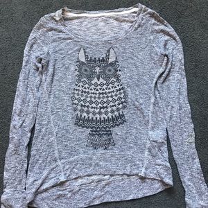 Long sleeved owl top
